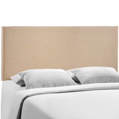 Region Upholstered Linen Queen Headboard in Cafe - view 6