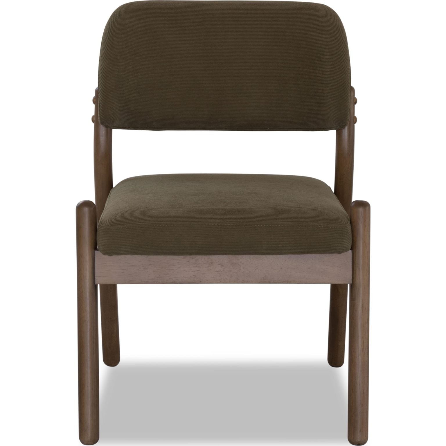 Alternative view of Astor Barrel Back Dining Chair in Moss and Claystone