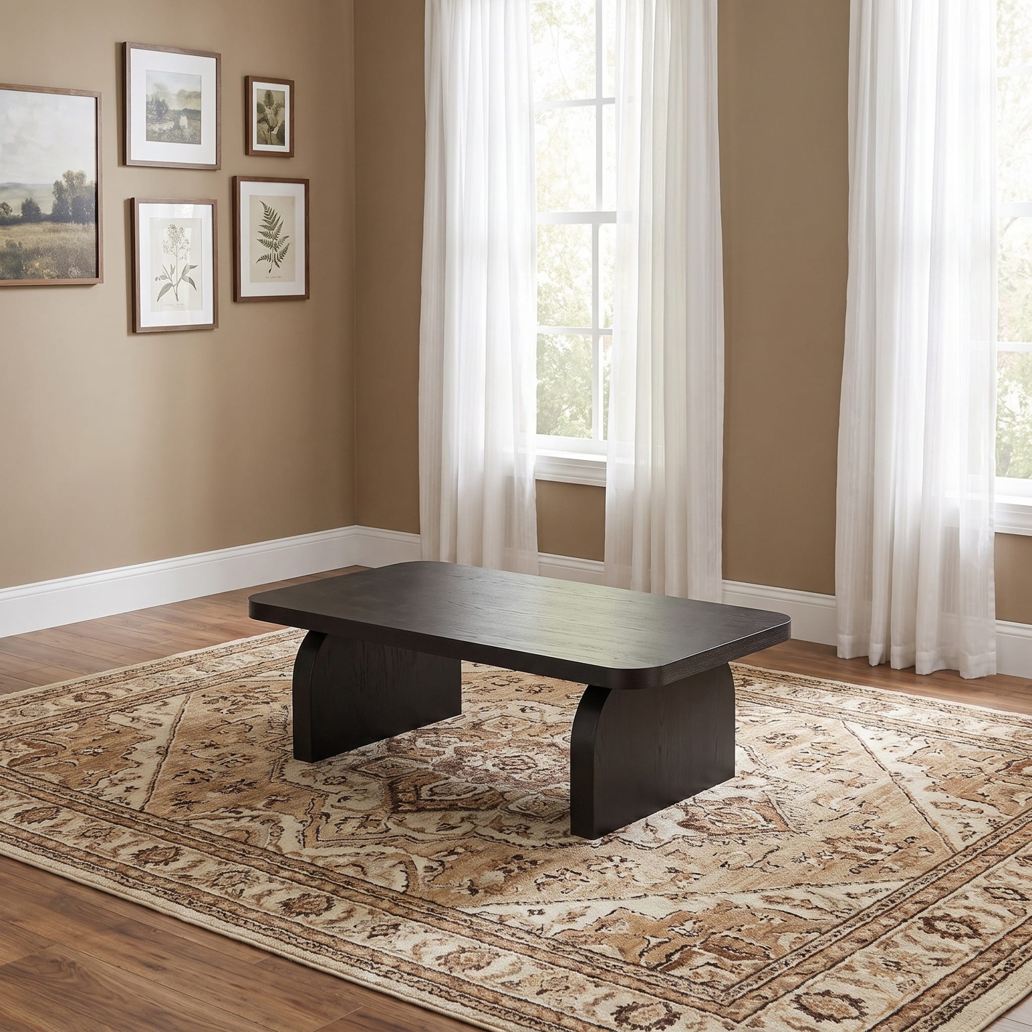 Elora Dining Bench in Jet Black - view 1