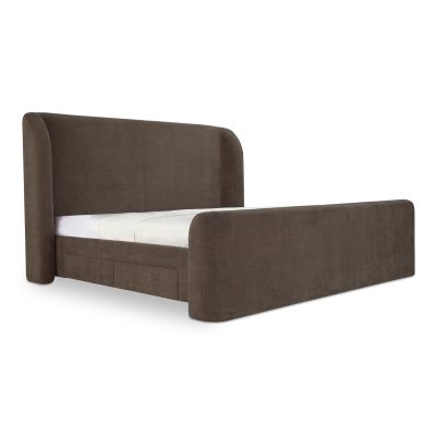 Sophia Storage Bed in Brown - lifestyle view