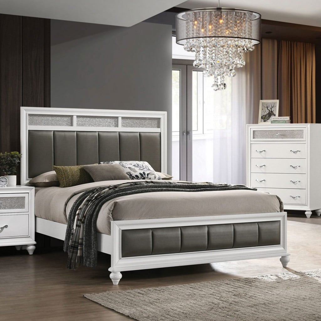 205891Q 205891ek White barzini bedroom set