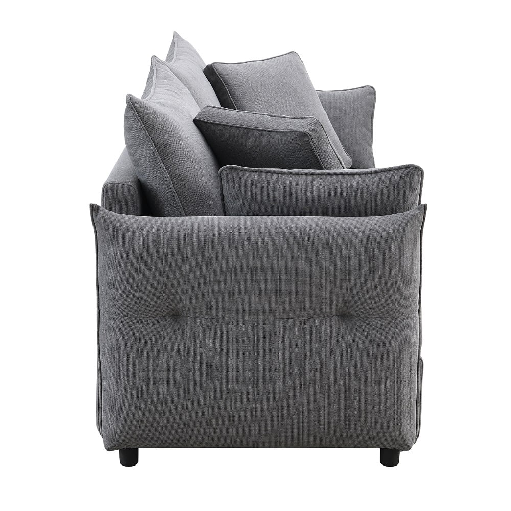 Irina Sleeper Sofa with Full-Size Pull-Out Bed in Gray Fabric - primary view