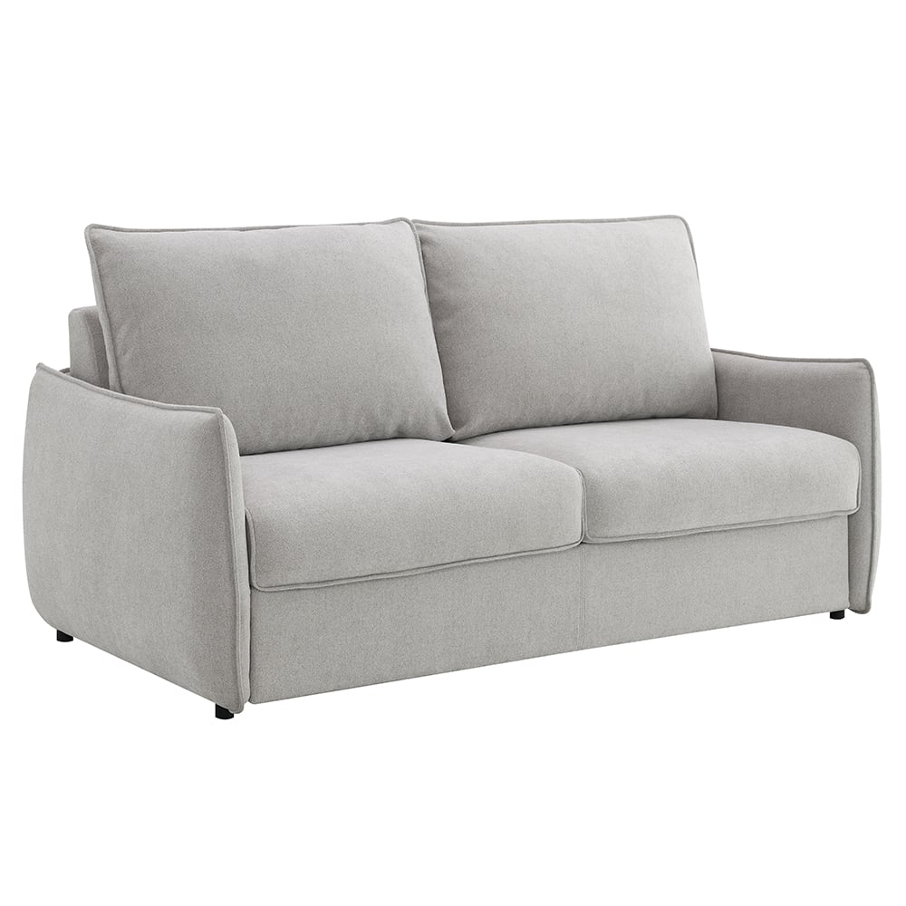 Jinn Sleeper Sofa with Memory Foam Mattress in Beige Chenille - primary view
