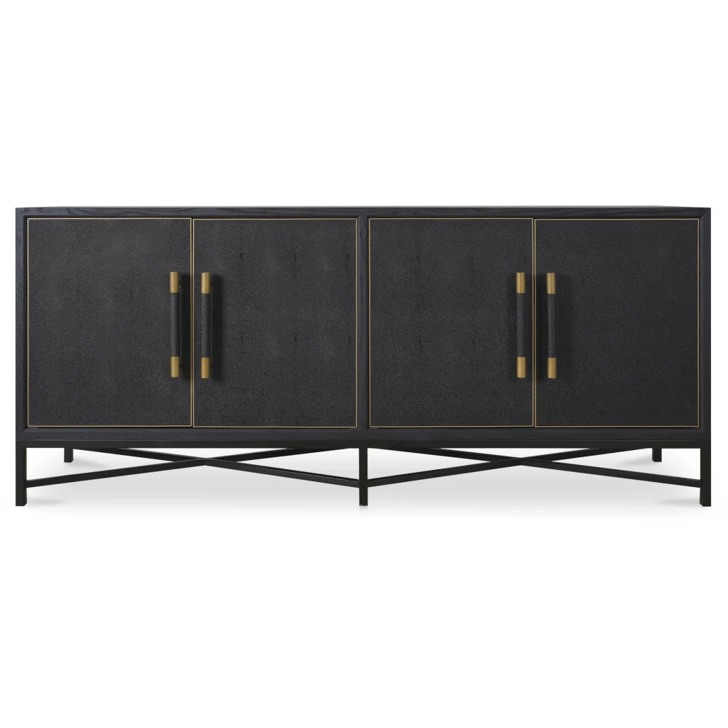 Mako Sideboard in Black - front view